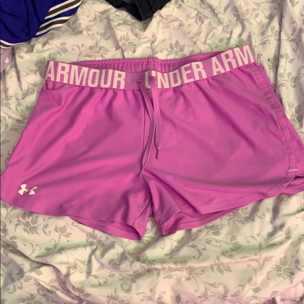 Purple Under Armour Shorts